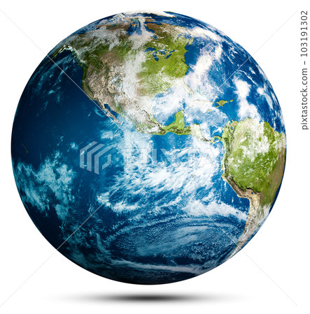 World globe planet Earth map sphere 103191302
