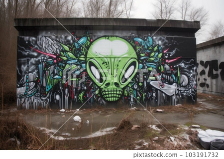 Graffiti Wallpapers Alien Alien Street Artist Formulates New And