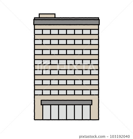simple building illustration simple building illustration 103192040