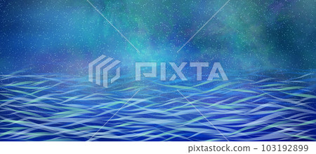 藍色波浪圖案 藍色波浪圖案 103192899