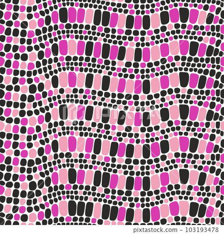 Seamless pattern with pink and black python print Seamless pattern with pink and black python print 103193478