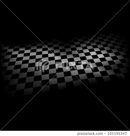 Checkered flag textile black perspective mesh 103195347