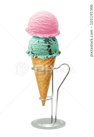 ice cream illustration real 103195366