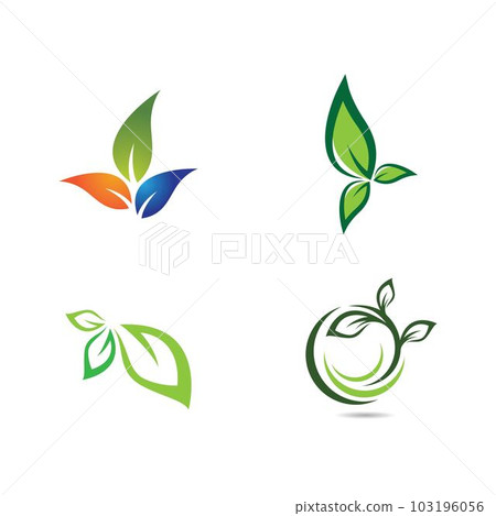 Leaf symbol vector icon Leaf symbol vector icon 103196056
