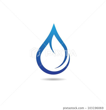 Water drop vector icon Water drop vector icon 103196069