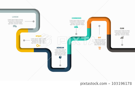 Infographic design template with place for your data. Vector illustration. 103196178