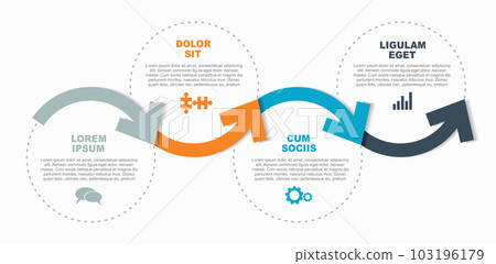Infographic design template with place for your data. Vector illustration. 103196179