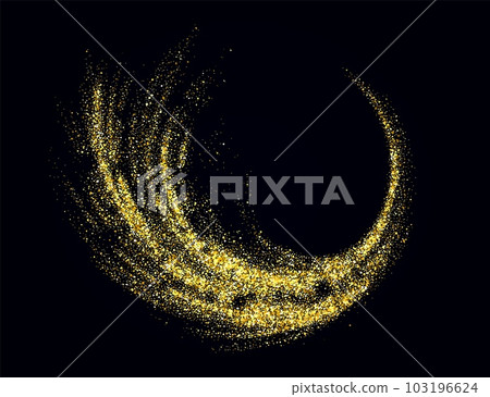 Abstract shiny gold glitter design element. Abstract shiny gold glitter design element. 103196624