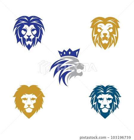Lion head vector icon Lion head vector icon 103196739