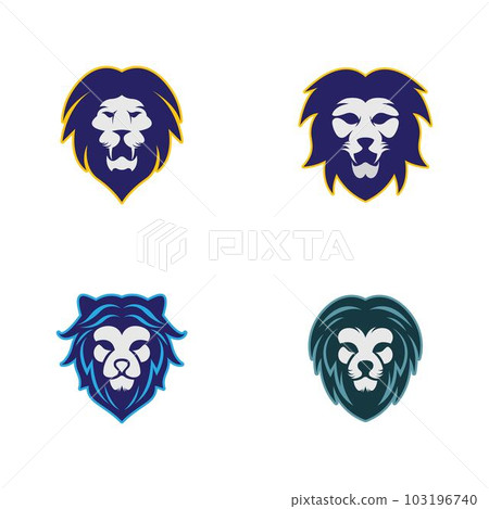 Lion head vector icon Lion head vector icon 103196740