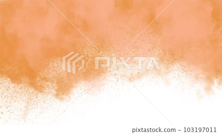Abstract orange watercolor background.Hand painted watercolor. vector Abstract orange watercolor background.Hand painted watercolor. vector 103197011