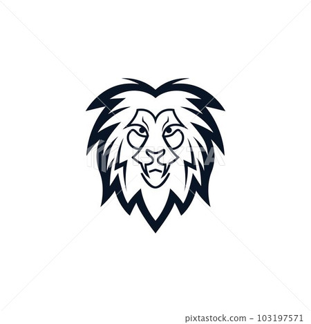 Lion head vector icon Lion head vector icon 103197571