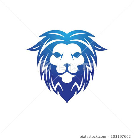 Lion head vector icon 103197662