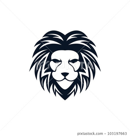 Lion head vector icon Lion head vector icon 103197663