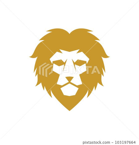 Lion head vector icon Lion head vector icon 103197664
