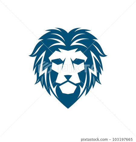 Lion head vector icon Lion head vector icon 103197665