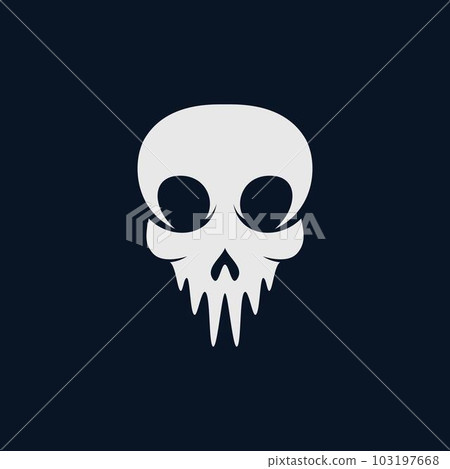 Skull vector icon illustration Skull vector icon illustration 103197668