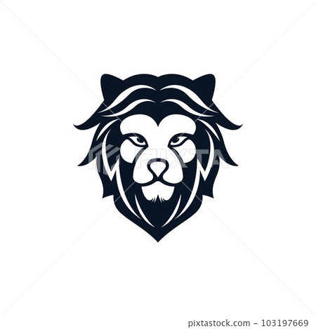 Lion head vector icon Lion head vector icon 103197669