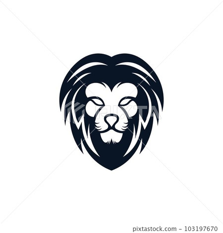 Lion head vector icon Lion head vector icon 103197670