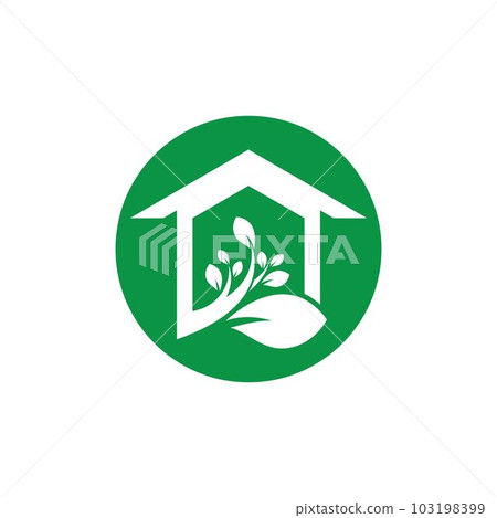 Green house vector icon Green house vector icon 103198399
