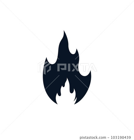 Fire symbol vector icon Fire symbol vector icon 103198439