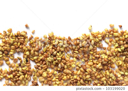 Healthy buckwheat tea isolated on white background Healthy buckwheat tea isolated on white background 103199020