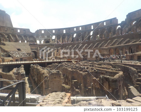 Inside the Colosseum Inside the Colosseum 103199125