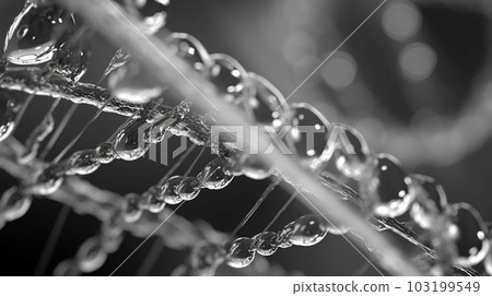 3d image dnk molecule, futuristic, human concept, Generated AI 103199549