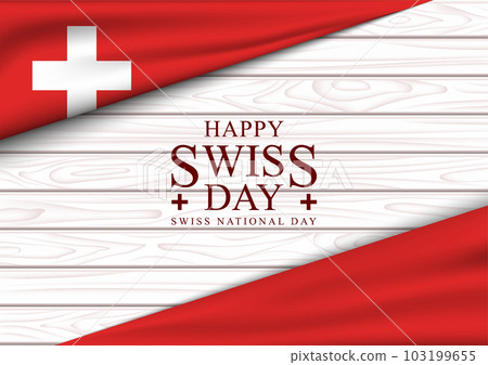 Swiss day vector background. Swiss day vector background. 103199655