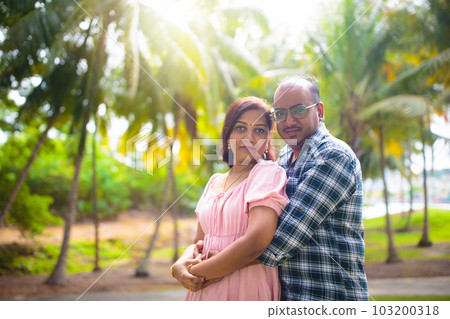 Young Indian couple in love. Young Indian couple in love. 103200318