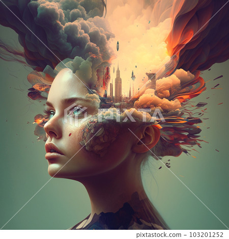 Abstract art background. Generative Ai Illustration. High quality illustration Abstract art background. Generative Ai Illustration. High quality illustration 103201252