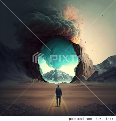 Abstract art background. Generative Ai Illustration. High quality illustration Abstract art background. Generative Ai Illustration. High quality illustration 103201253