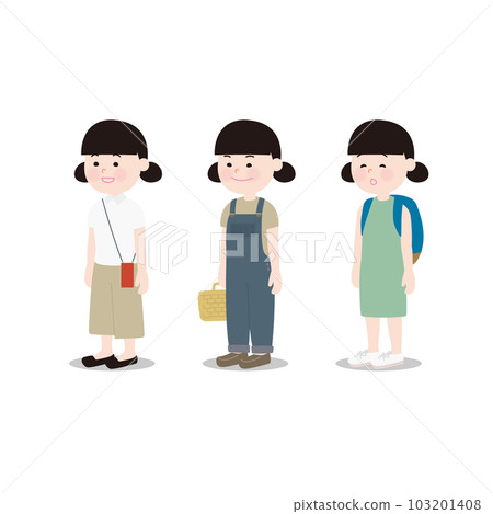 黑髮少女時尚變異a 103201408