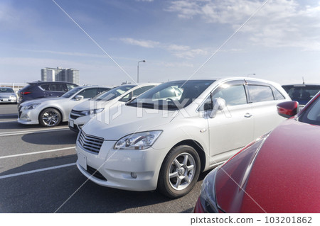 Rooftop parking lot 103201862