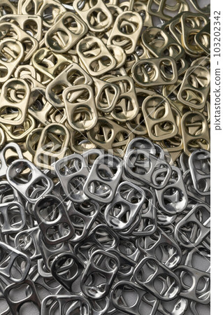 Plenty of aluminum pull tabs 103202342