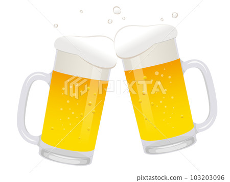 與啤酒杯乾杯圖 與啤酒杯乾杯圖 103203096