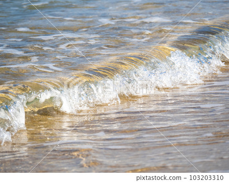 Calm and beautiful ocean waves. Calm and beautiful ocean waves. 103203310