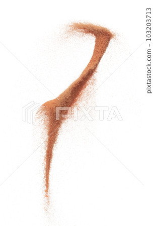 brick Sand flying explosion, ground sands grain wave explode. Abstract cloud fly. Orange colored sand splash throwing in Air. White background Isolated high speed shutter, throwing freeze brick Sand flying explosion, ground sands grain wave explode. Abstract cloud fly. Orange colored sand splash throwing in Air. White background Isolated high speed shutter, throwing freeze 103203713
