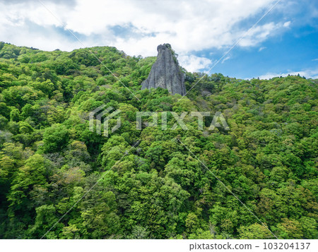 "Iwate Prefecture" Aerial photography of Basenkyo with a drone, Ninohe city "Iwate Prefecture" Aerial photography of Basenkyo with a drone, Ninohe city 103204137