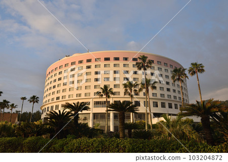 Scenery around resort hotel in Qingdao 103204872