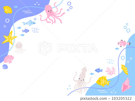 海洋生物的背景圖 海洋生物的背景圖 103205322