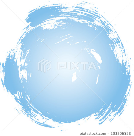 A round frame drawn with a cool brush A round frame drawn with a cool brush 103206538