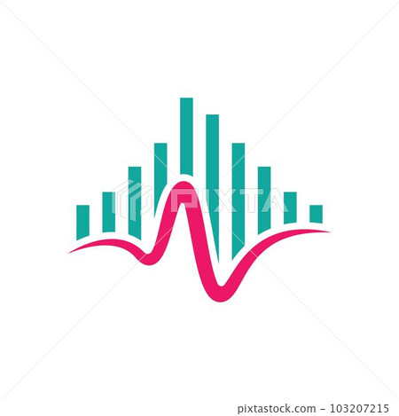 Music wave logo images 103207215