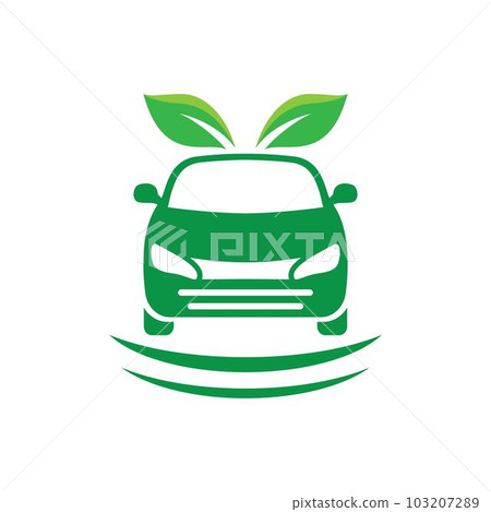 Eco car logo images 103207289