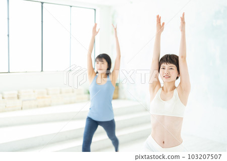 A young lad yoga A young lad yoga 103207507