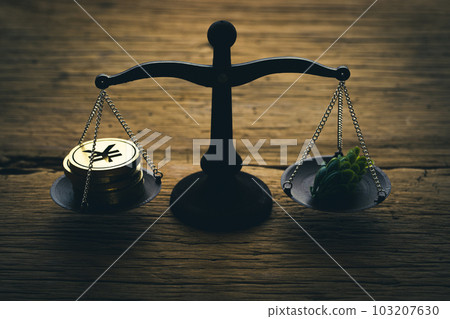 Financial image (green/yen) Financial image (green/yen) 103207630