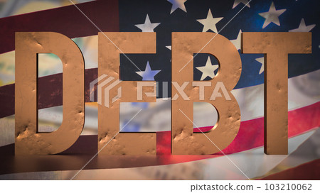 The dirty text on Usa flag Background for Business concept 3d rendering The dirty text on Usa flag Background for Business concept 3d rendering 103210062