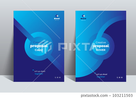 Creative business Proposal Cover Design template Creative business Proposal Cover Design template 103211503