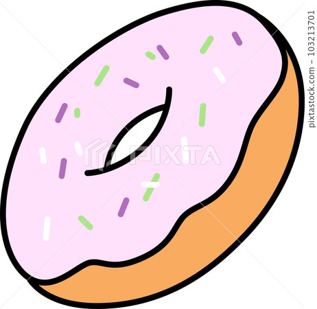 Color food icon donut 103213701
