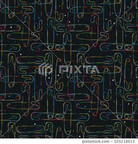 Safety pins pattern 103218013